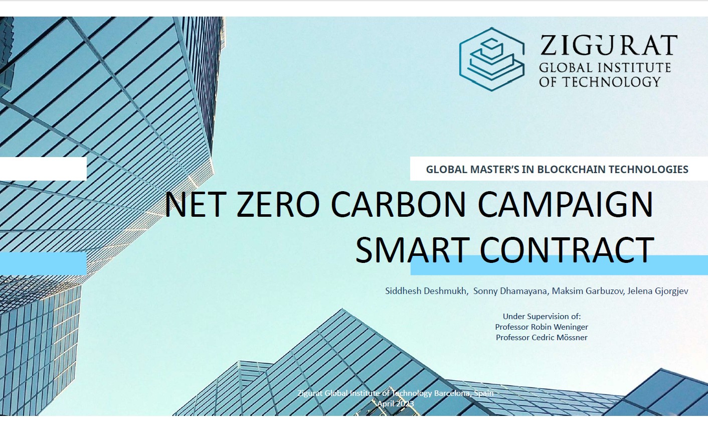 Net Zero Carbon Campaign Smart Contract For Information Communication Technology Sectors to Achieve Net Zero Targets Through Science Based Target Initiatives Approached